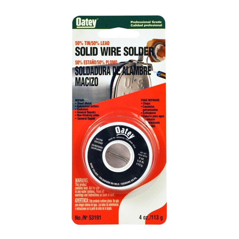 Oatey 1/4 lb. 50/50 Wire Solder
