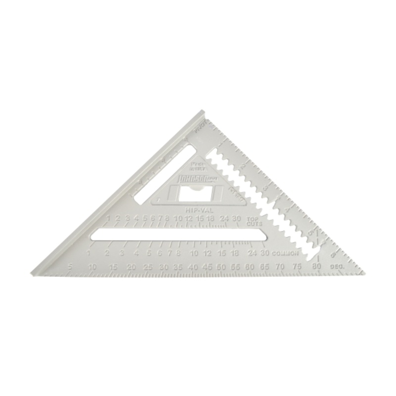 Johnson Level 7 Johnny Square Professional Aluminum Rafter Square
