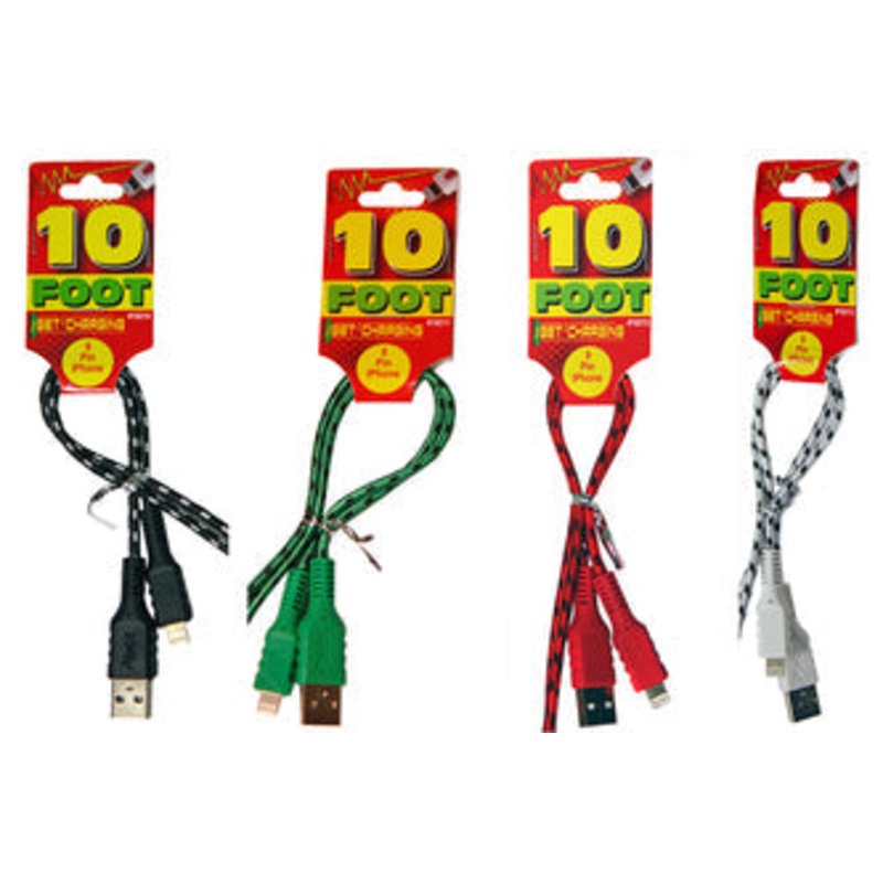 Service Tool 8-Pin 10′ Charger Cord – Red