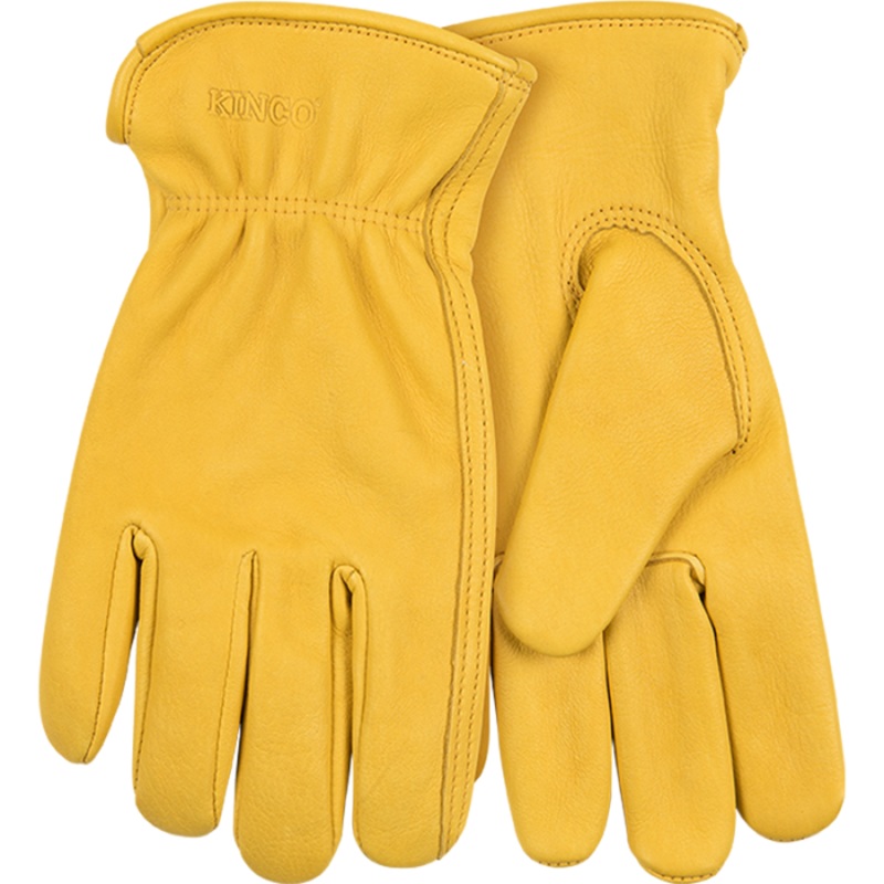 Kinco Premium Grain Deerskin Driver Large Gold