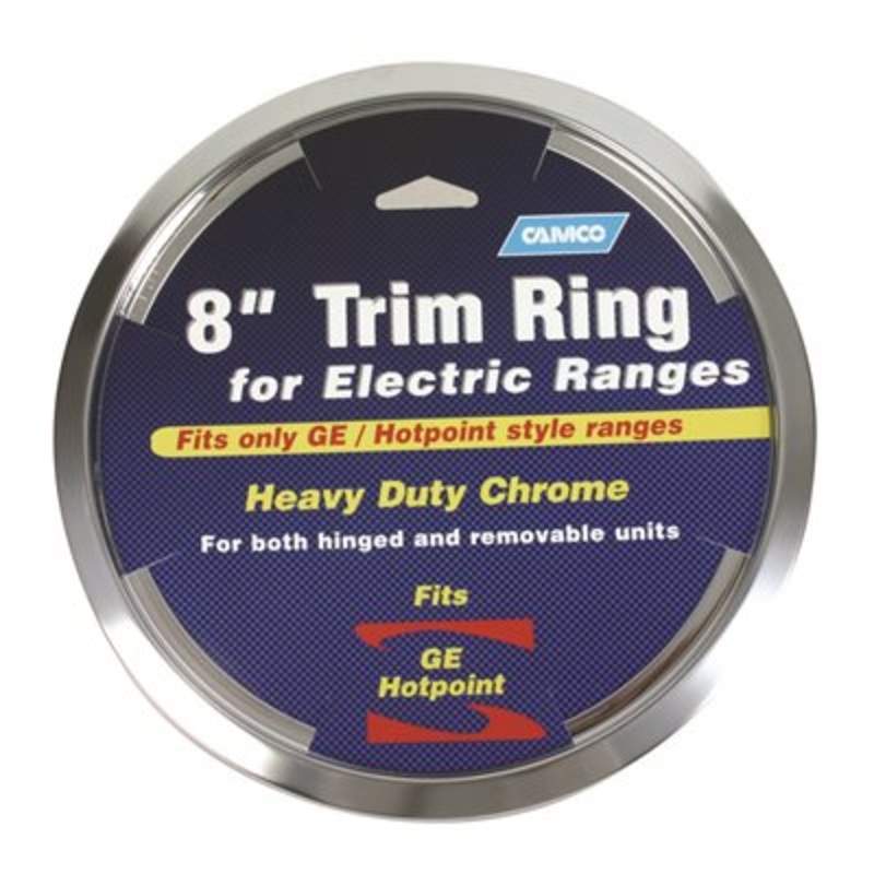 Camco  8 GE Hotpoint Trim Ring (Chrome)