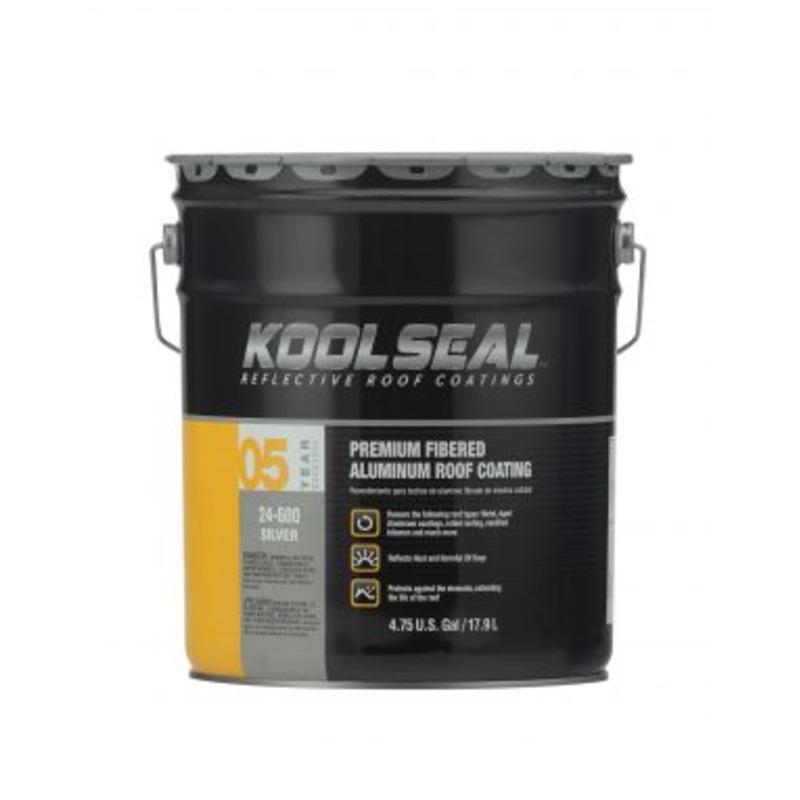Kool Seal Fibered Aluminum Roof Coating