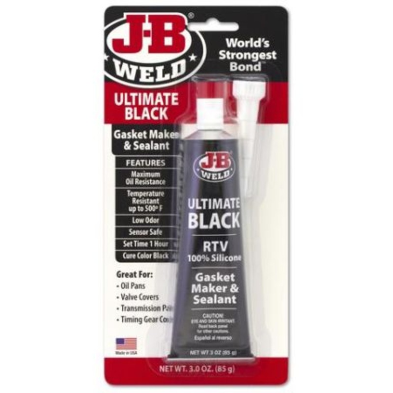 J-B Weld Ultimate Black Gasket Maker & Sealant 3 Oz