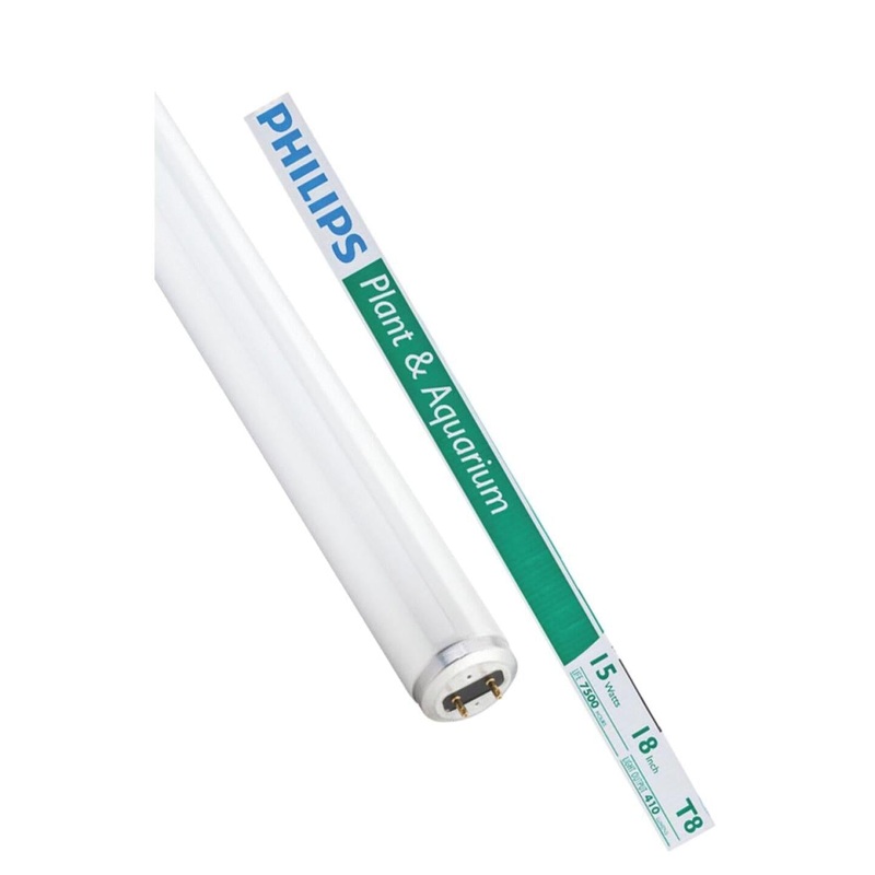 Philips 15W 18 In. Soft White T8 Medium Bi-Pin Plant & Aquarium Fluorescent Tube Light Bulb