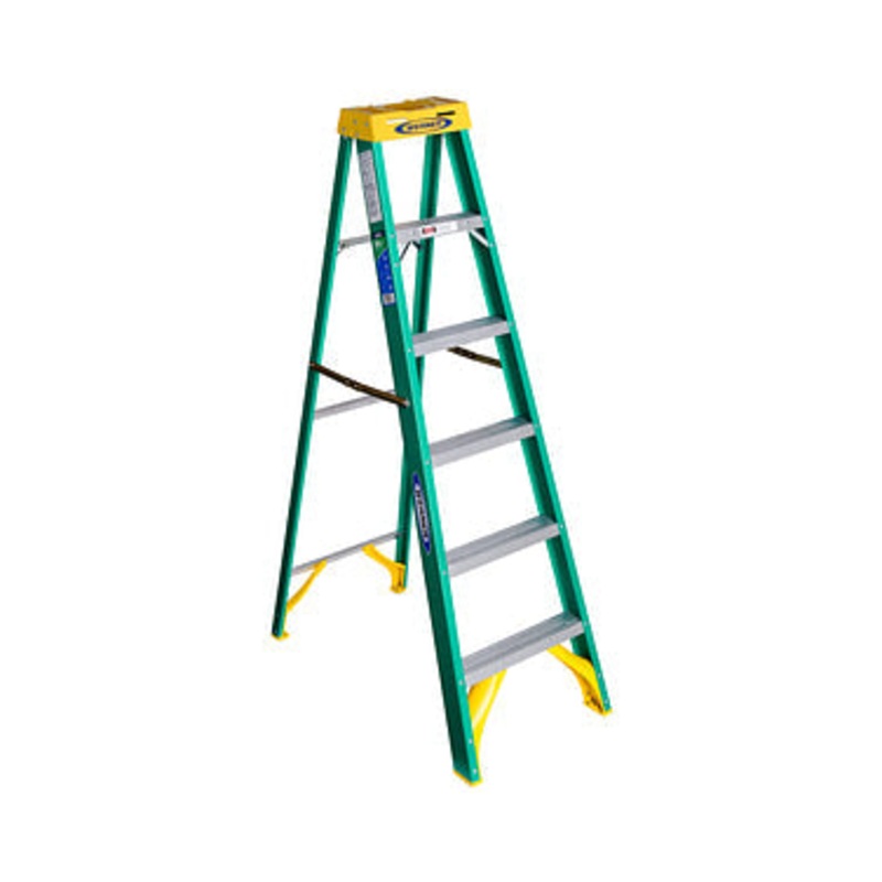 Werner 6ft Type II Fiberglass Step Ladder 5906