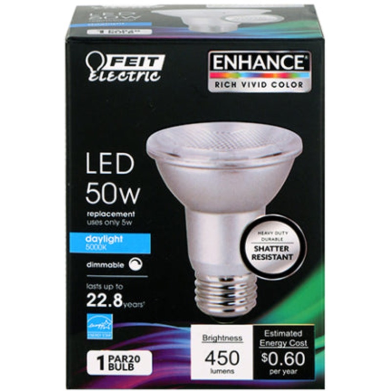50W EQ DAYLIGHT LED PAR 20 BULB