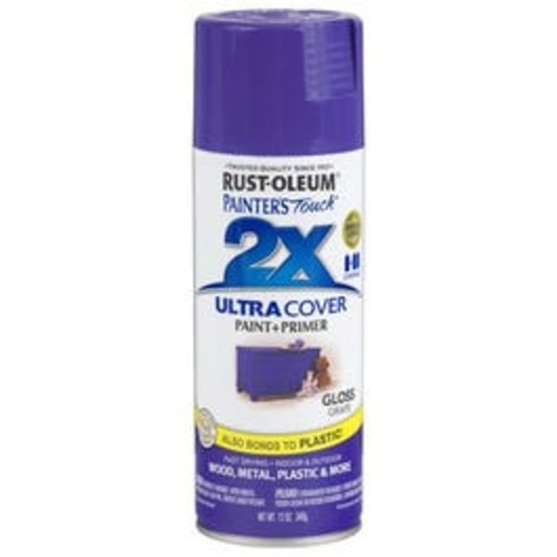Painter’s Touch 2X Spray Paint, Gloss Grape, 12-oz.