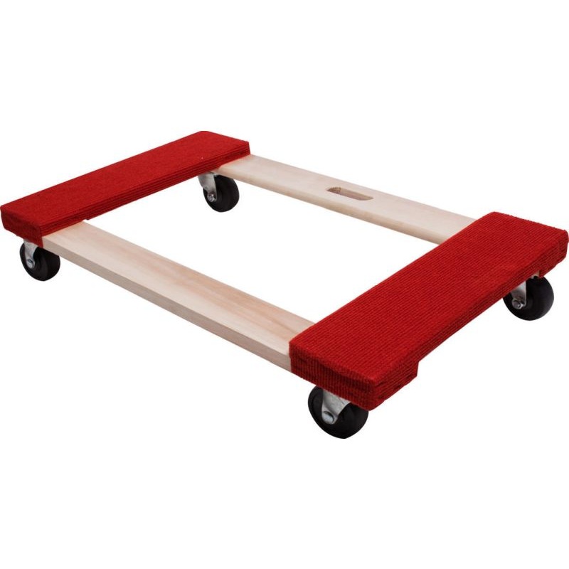 Shepherd Hardware Move-It Carpeted Solid Wood Moving Dolly
