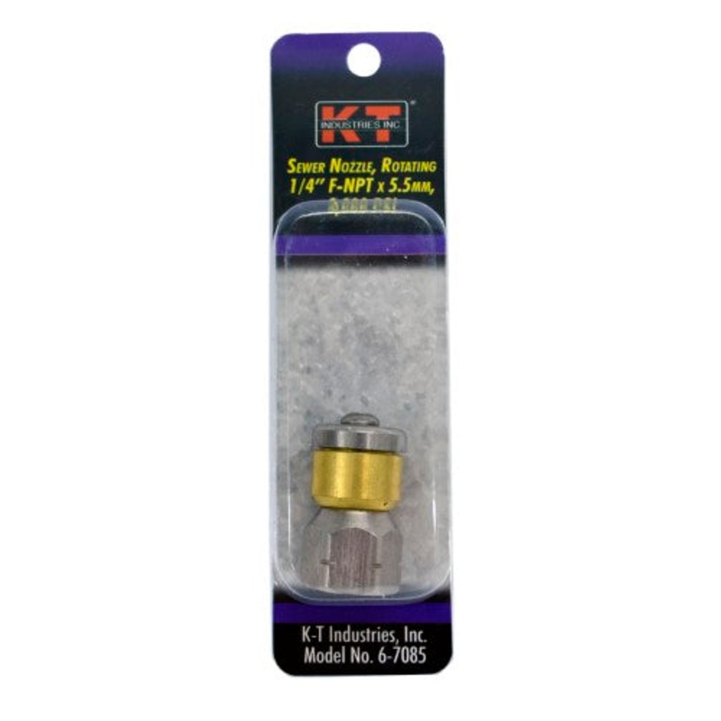 K-T Industries Sewer Nozzle Rotating
