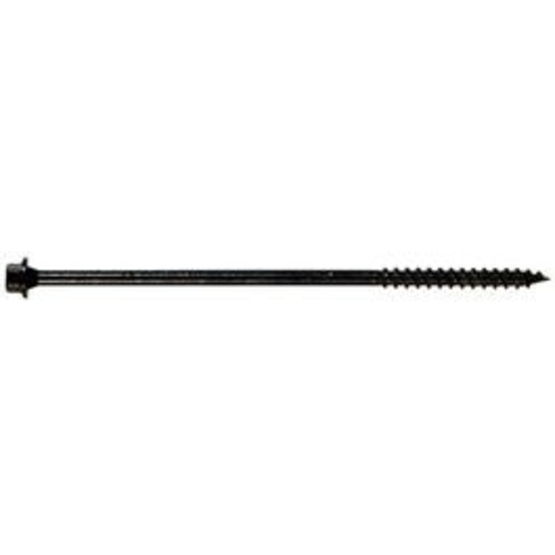 TimberTite Landscape Screws, Black Ceramic, 1/4 x 4-In., 50-Pk.