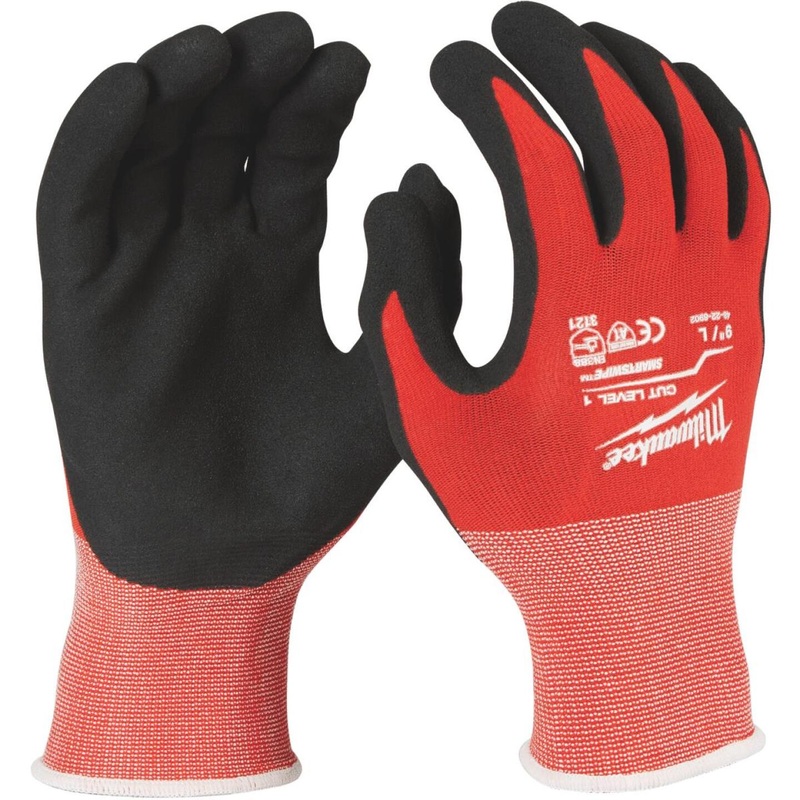 Milwaukee Men’s Large Nitrile Coated Cut Level 1 Work Glove