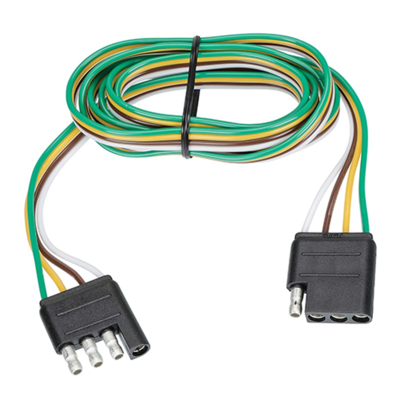 Reese Towpower Wiring Connector 4-Way Flat Extension Length Wire