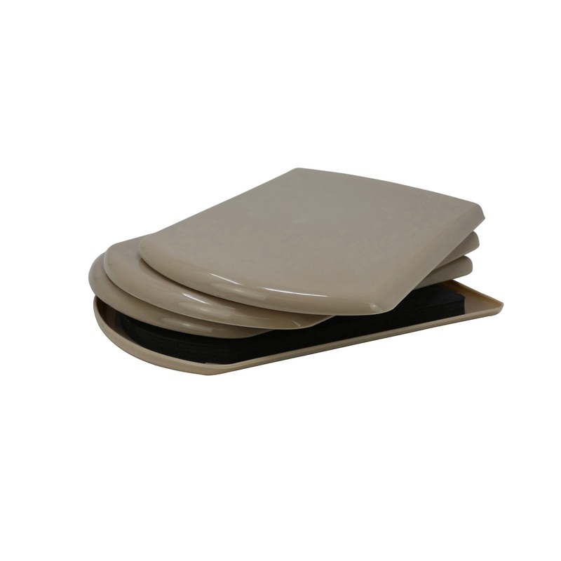 Shepherd Hardware 5-3/4-Inch x 8-Inch Reusable, Slide Glide Furniture Mover Pads, Beige, 4-Pack