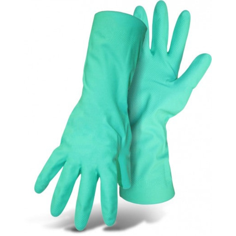 BOSS Home N’ Yard Nitrile With Gauntlet Cuff