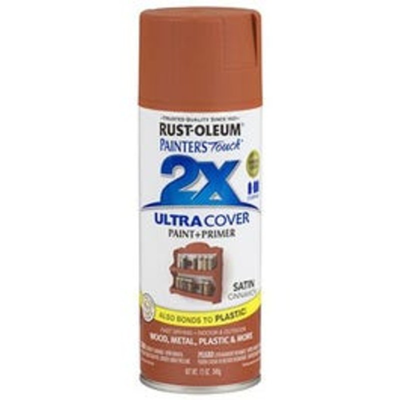 Painter’s Touch 2X Spray Paint, Satin Cinnamon, 12-oz.