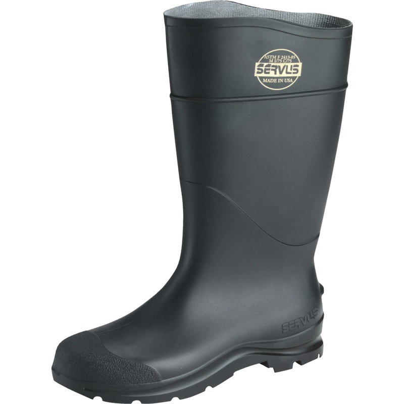 Honeywell Servus Men’s Size 13 Black Steel Toe PVC Rubber Boot