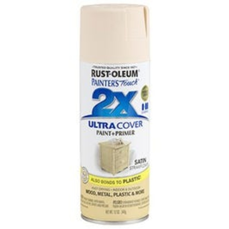 Painter’s Touch 2X Spray Paint, Satin Straw Flower, 12-oz.