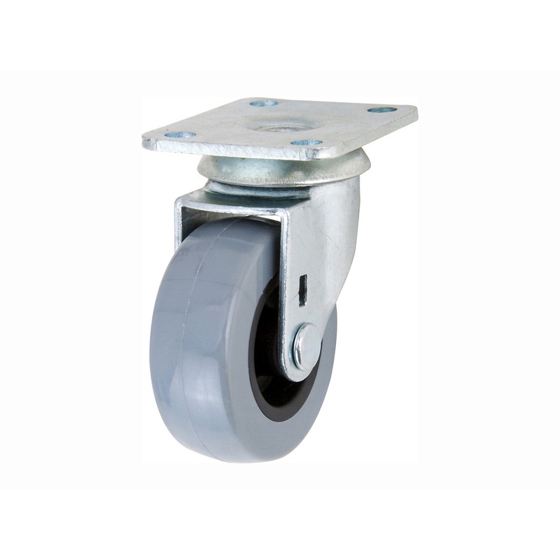 Shepherd Hardware 2-Inch Medium Duty Plate Caster, 88-lb Load Capacity