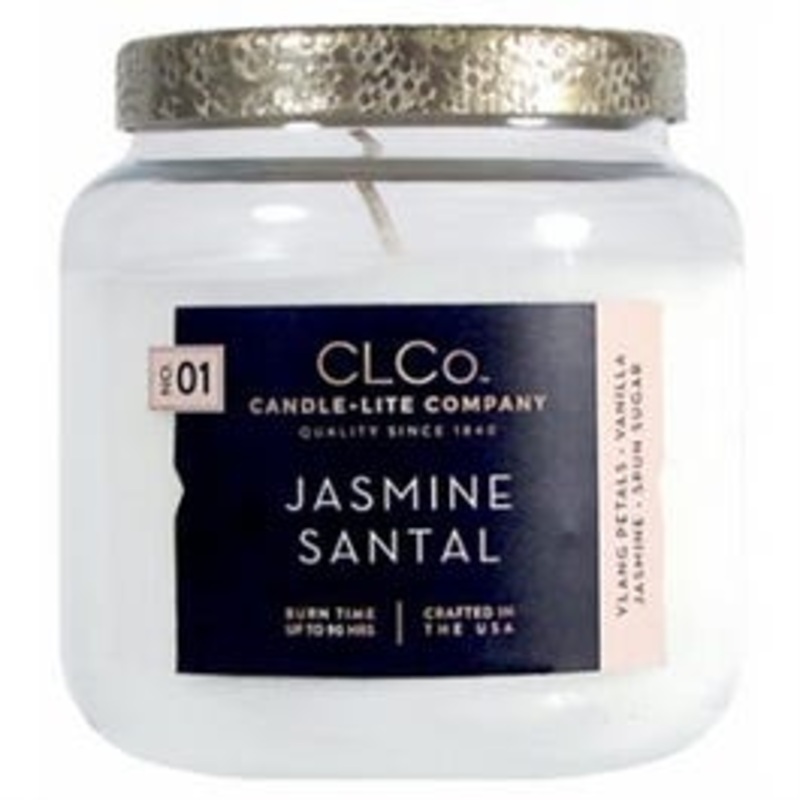 Scented Candle, Jasmine Santal, 14-oz.