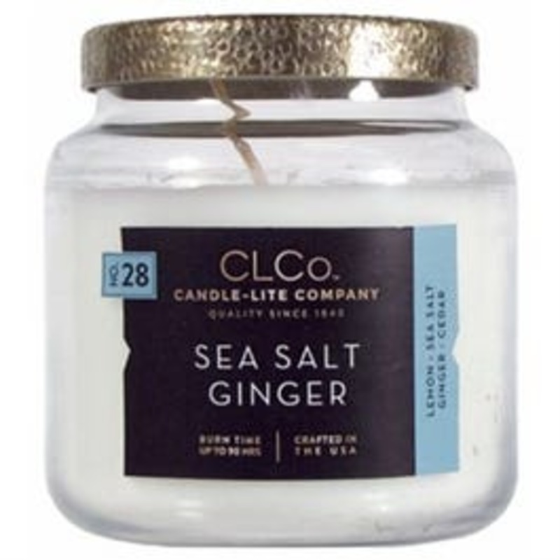 Scented Candle, Sea Salt Ginger, 14-oz.