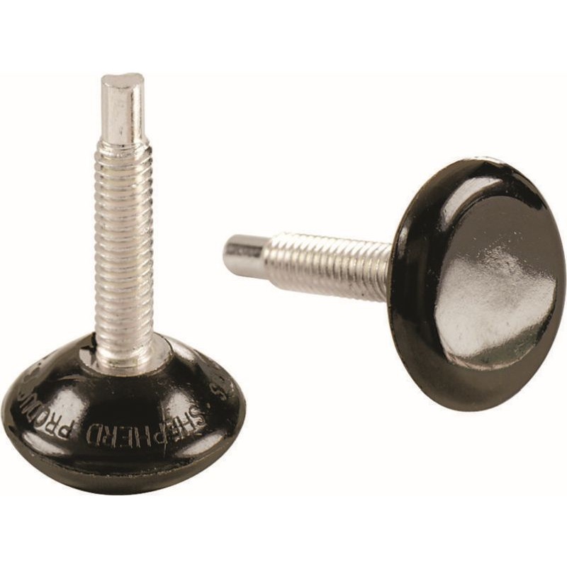 Shepherd Hardware 1-1/4-Inch Threaded Stem Furniture Glides, 5/16-Inch Stem Diameter, Phenolic Base, 4-Pack