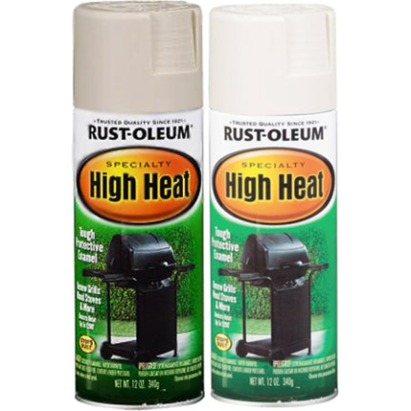 12 OZ. ALMOND   SPRAY PAINT HIGH HEAT