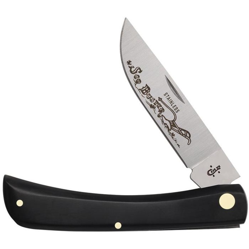 Case Jet-Black Synthetic Sod Buster