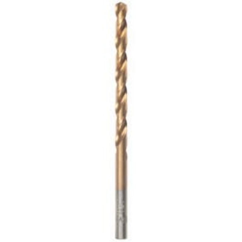 Drill Bit, Titanium, Jobber Length, 3/16-In.