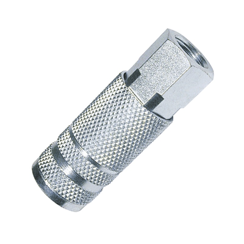 Tru-flate 1/4 Lincoln Design x 1/4 FNPT Steel Coupler