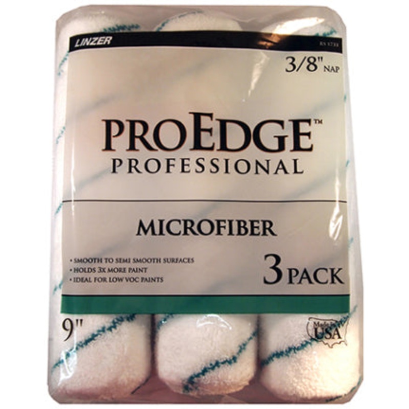 1733 0900 ROLLER COVE R 9 X 3/8 PRO EDGE 3PK
