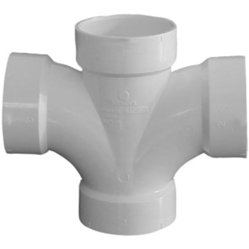 4 DBL SAN TEE PVC DWV  (HXHXHXH)