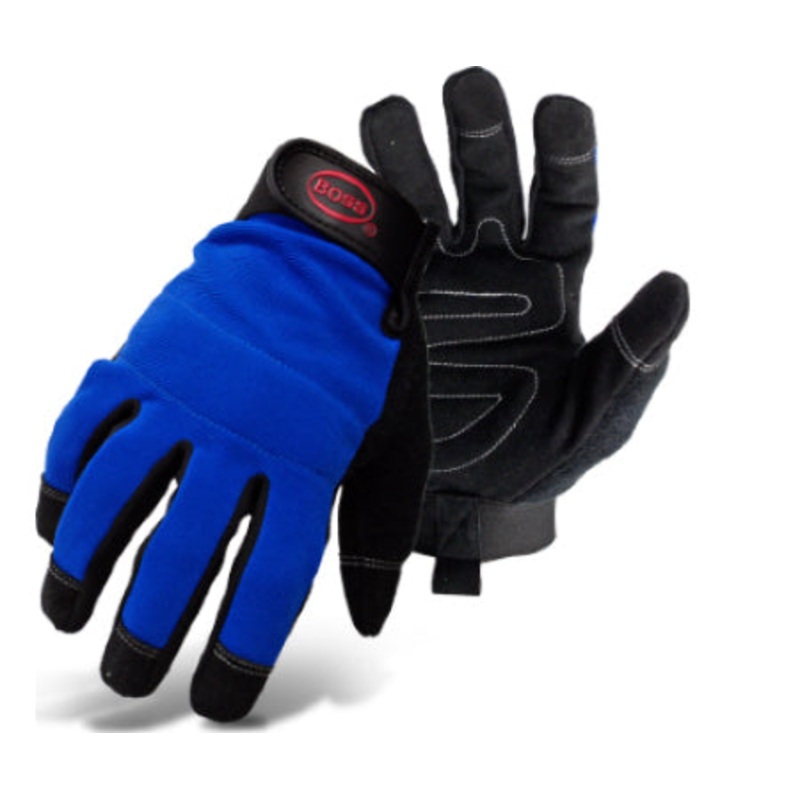 Boss Blue Mechanic Glove