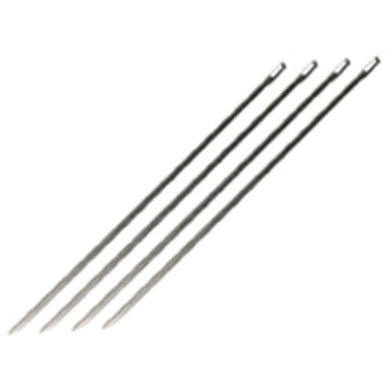 4PC SS SKEWERS V-SHAPED