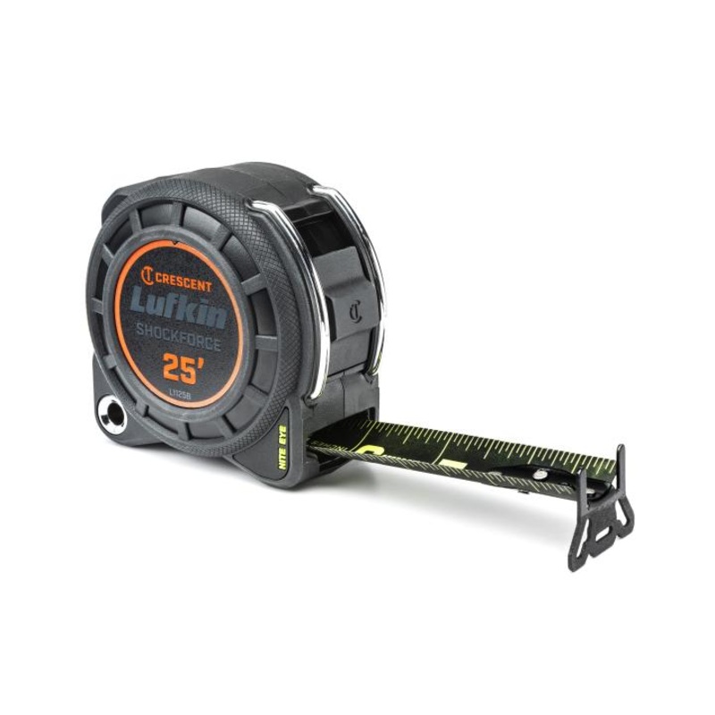 Crescent 1-3/16 x 25′ Shockforce Nite Eye Dual Sided Tape Measure
