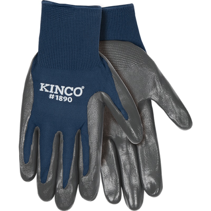 Kinco Polyester Knit Shell & Nitrile Palm