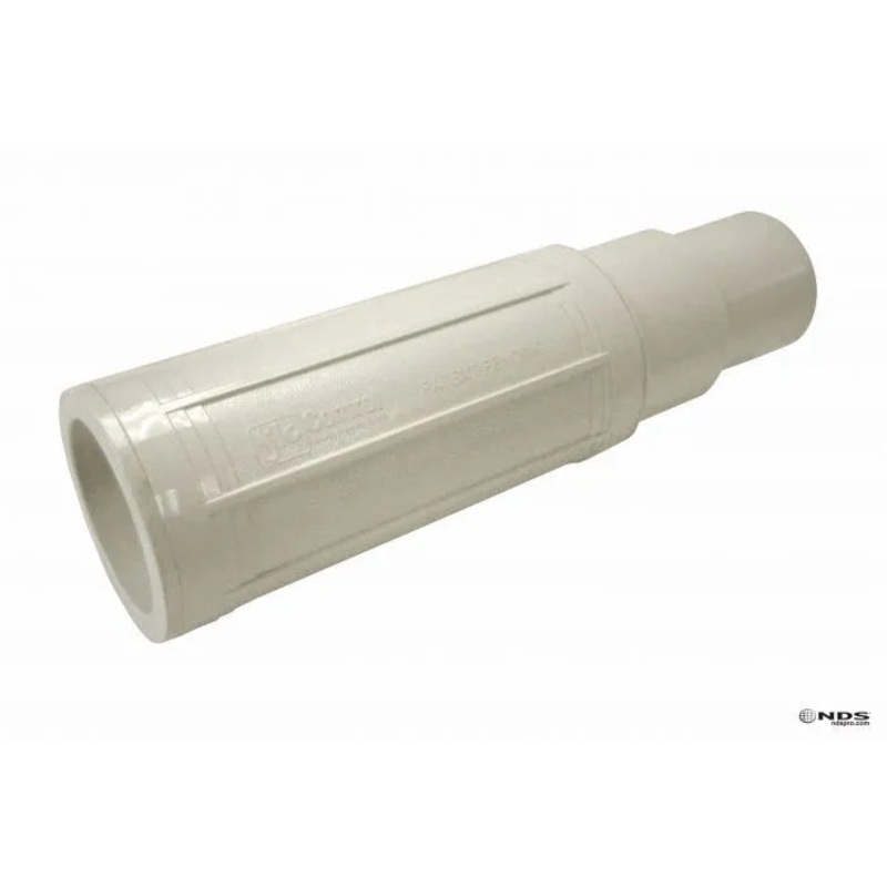 NDS Pro-Span Coupling|1-1/4″|1/2″|2″|1 1/2″|White