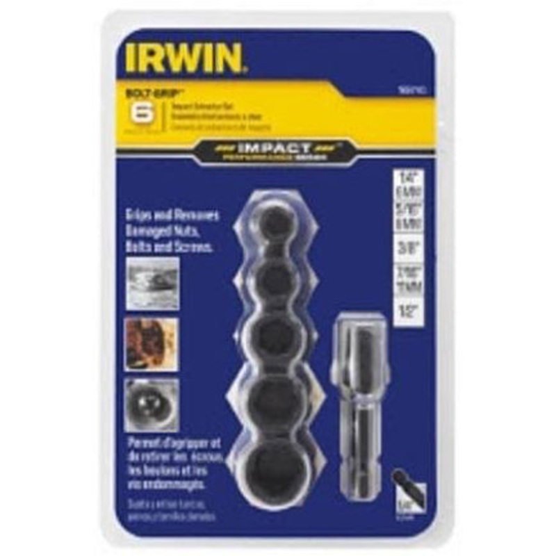 IMPACT BOLT GRIP 6 PC SET CARBON STEEL