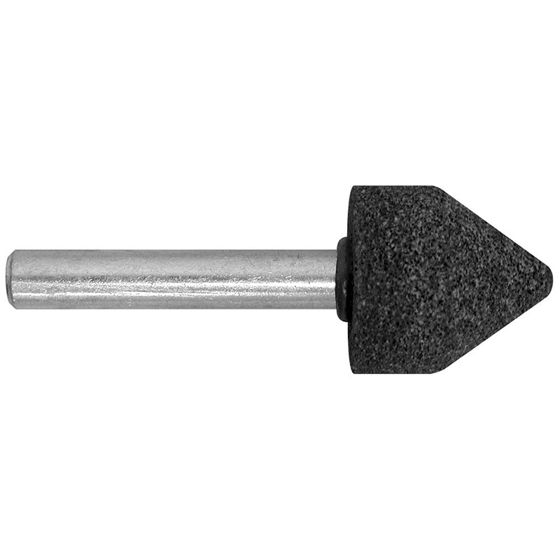 Century Drill And Tool Mounted Grinding Point A14 11/16 Diameter 1/4 Point Length 1/4 Shank