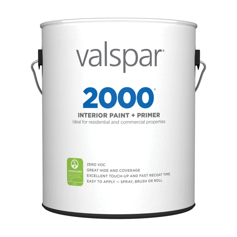 Valspar 2000 Interior Paint + Primer 1 Gallon Flat Antique White