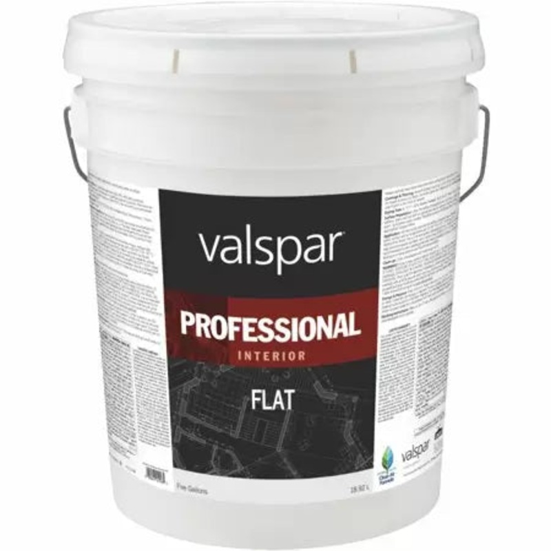 Valspar Professional Interior Paint 5 Gallon Flat Light Base