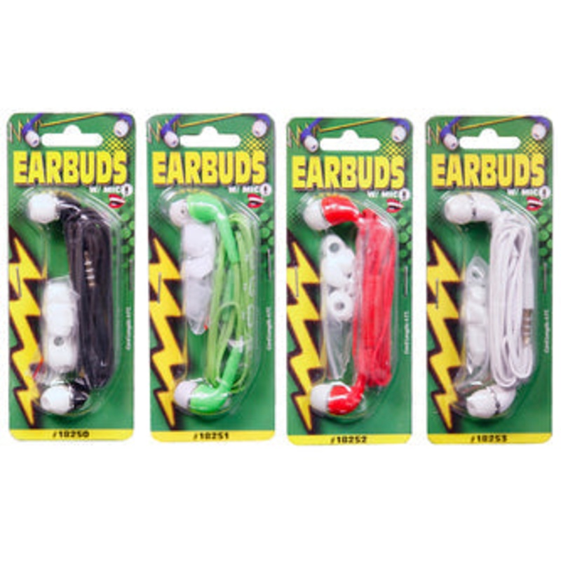 Service Tool Earbuds w/ Mic – Red