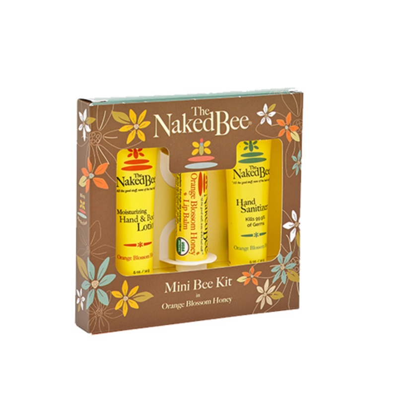The Naked Bee Orange Blossom Honey Mini Bee Kit