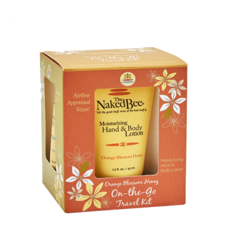 The Naked Bee Orange Blossom Honey On-The-Go Travel Kit