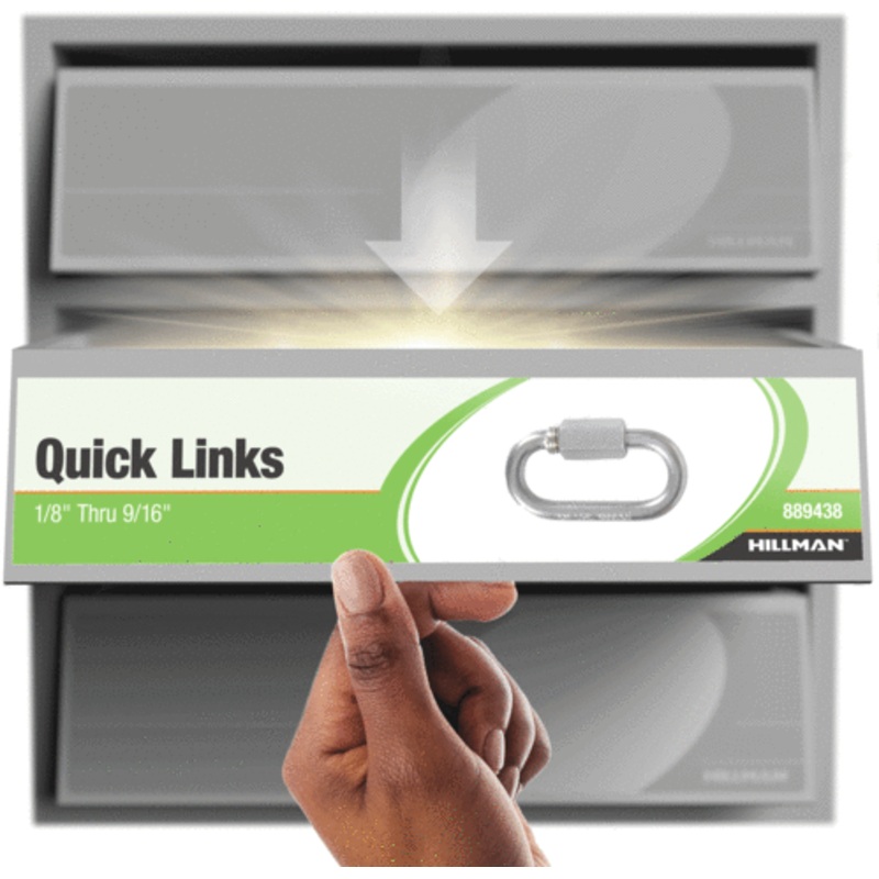 Hillman Group Hardware Essentials Quick Link Zinc