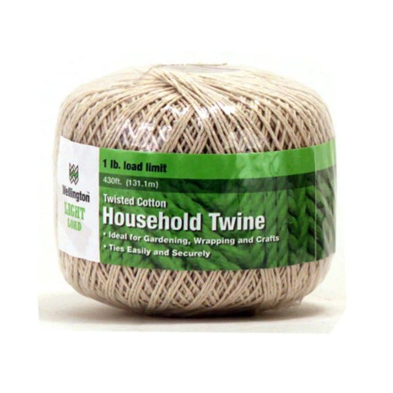 Wellington Cordage Household Twine Twisted Cotton Natural Color