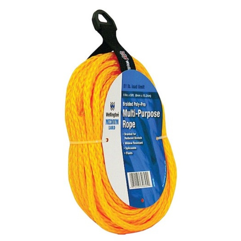 Wellington Medium Load Braided Poly-Pro Multi-Purpose Rope